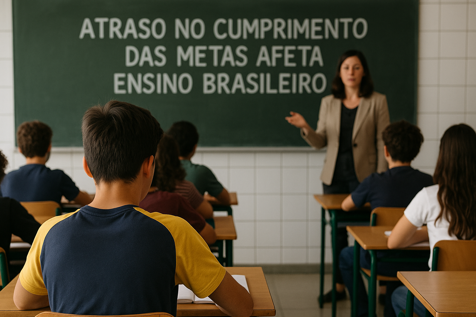 Atraso no cumprimento das metas afeta ensino brasileiro