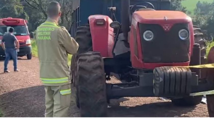 Criança de sete anos morre atropelada por trator conduzido pelo avô