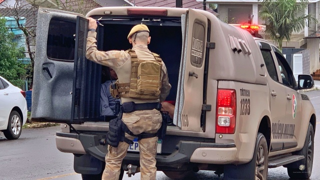 Homem é preso pela Polícia Militar por tentativa de homicídio em Descanso
