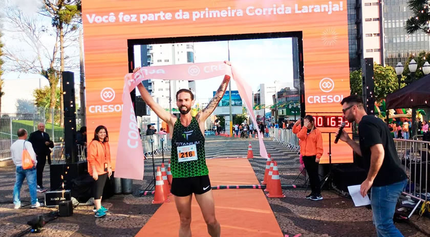 A 1ª Corrida Laranja foi uma grande confraternização