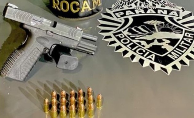 Homem é preso com pistola 9mm arma de uso restrito