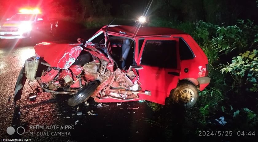 Homem fica gravemente ferido após acidente na SC 480