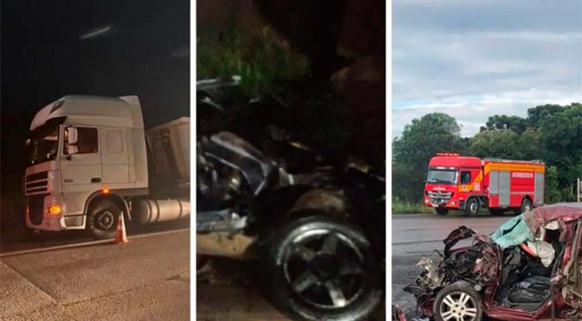 Três mortes no trânsito são registradas em menos de 10 horas nas rodovias federais de SC