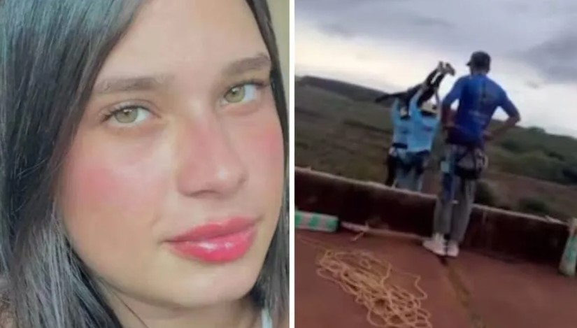 Morte em rope jump: câmera que filmou queda fatal de jovem foi retirada por um dos presos após a tragédia