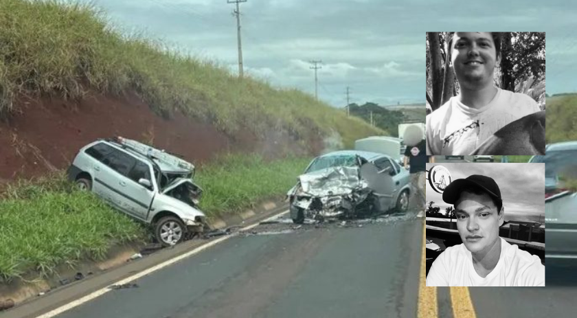 Colisão frontal deixa duas pessoas mortas no Norte do Paraná
