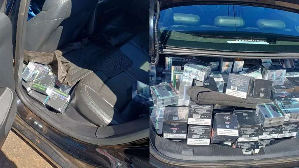 Polícia Rodoviária Federal apreende cerca de 5 mil cigarros eletrônicos