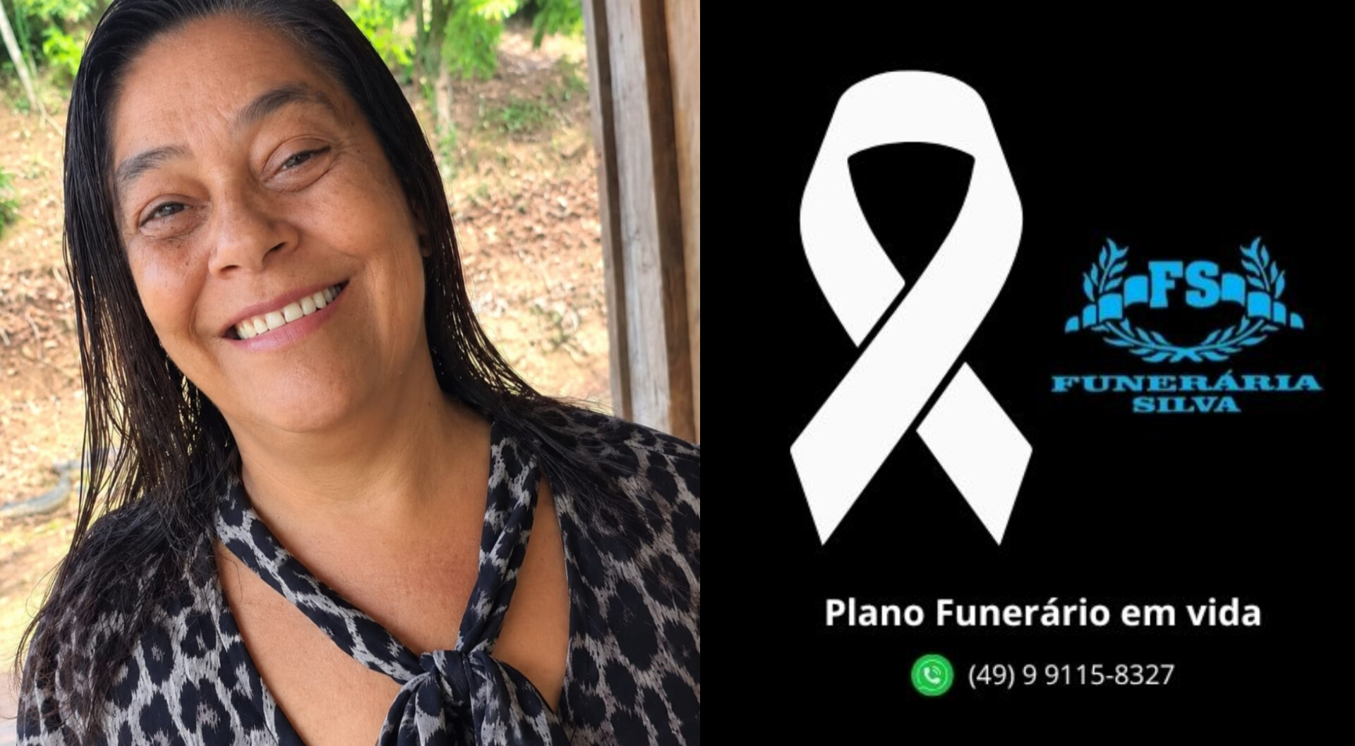 Comunicamos o falecimento Edileuza Maria da Silva