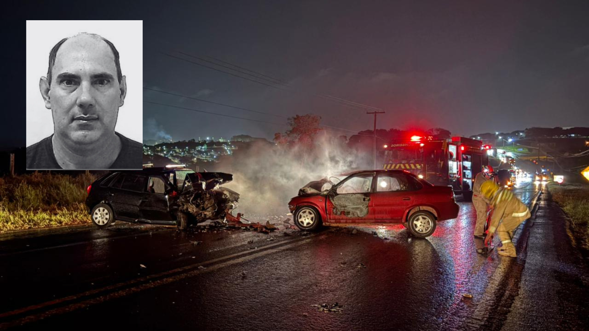 Homem morre em colisão frontal na PR-281
