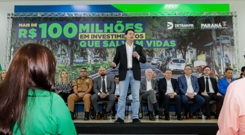 Detran-PR destina R$ 103,8 milhões para fortalecer ações de segurança no trânsito no Paraná