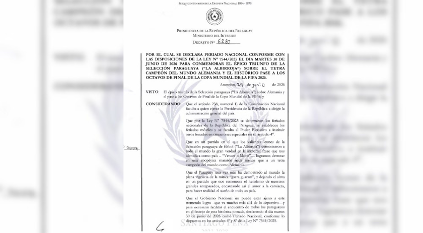 Presidente decreta feriado nacional após classificação histórica sobre a Alemanha