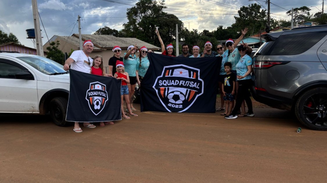 Squad Futsal realiza ação solidária de fim de ano