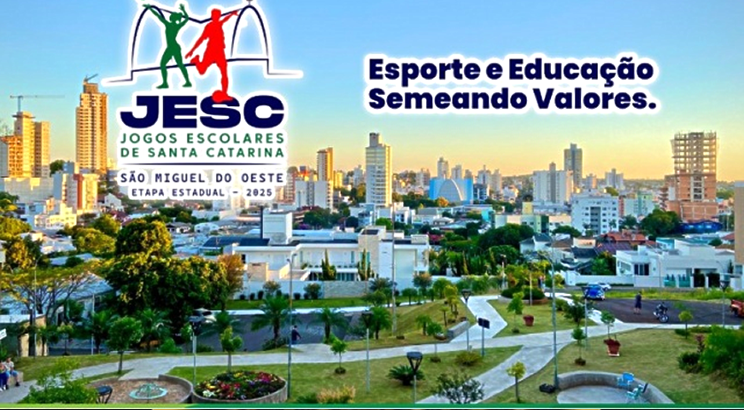 São Miguel do Oeste e se prepara para receber etapa estadual do JESC