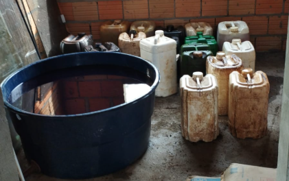Homem é preso por receptação de 590 litros de diesel furtado