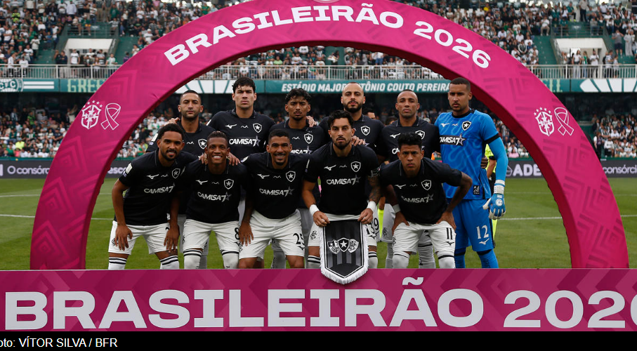 Botafogo empata com o Coritiba fora de casa pelo Brasileirão