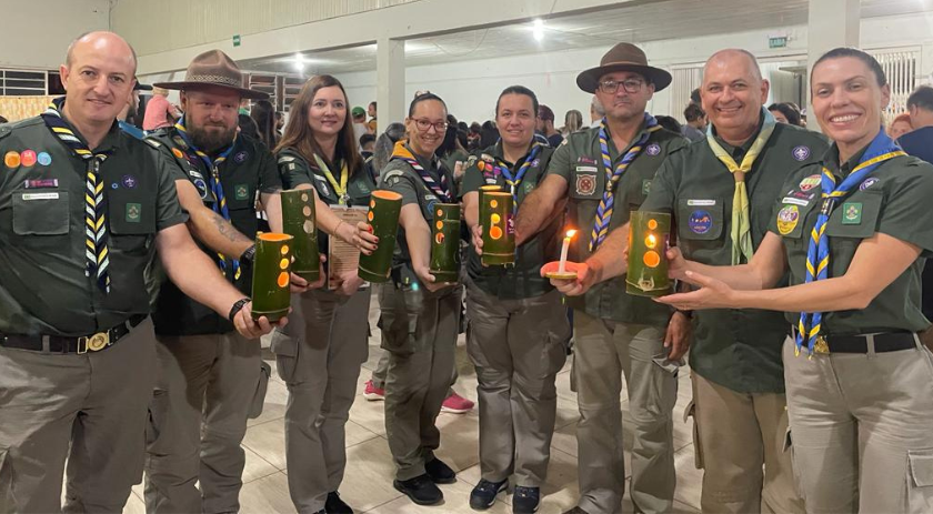 Grupo de escoteiros estará na praça Professor Dalilo Quintino Pereira nesta terça-feira, dia 12