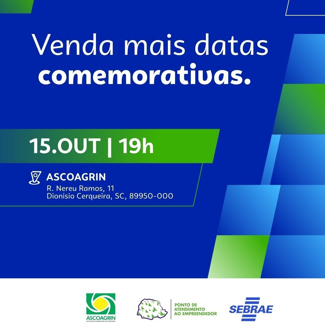 ASCOAGRIN E P.A. promovem curso sobre vendas em datas comemorativas