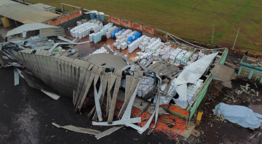 Região tem prejuízos após fortes tempestades