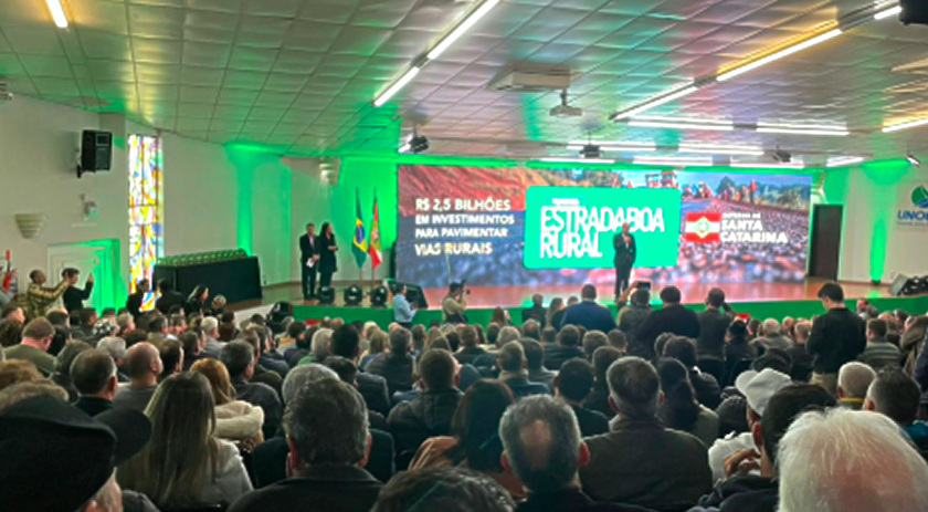 Governo lança programa “Estrada Boa Rural” com investimento bilionário em SC