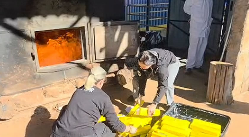 PCPR incinera aproximadamente 122 quilos de drogas apreendidas no Sudoeste do Paraná