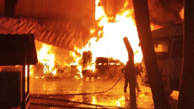 Incêndio atinge unidade de beneficiamento de sementes