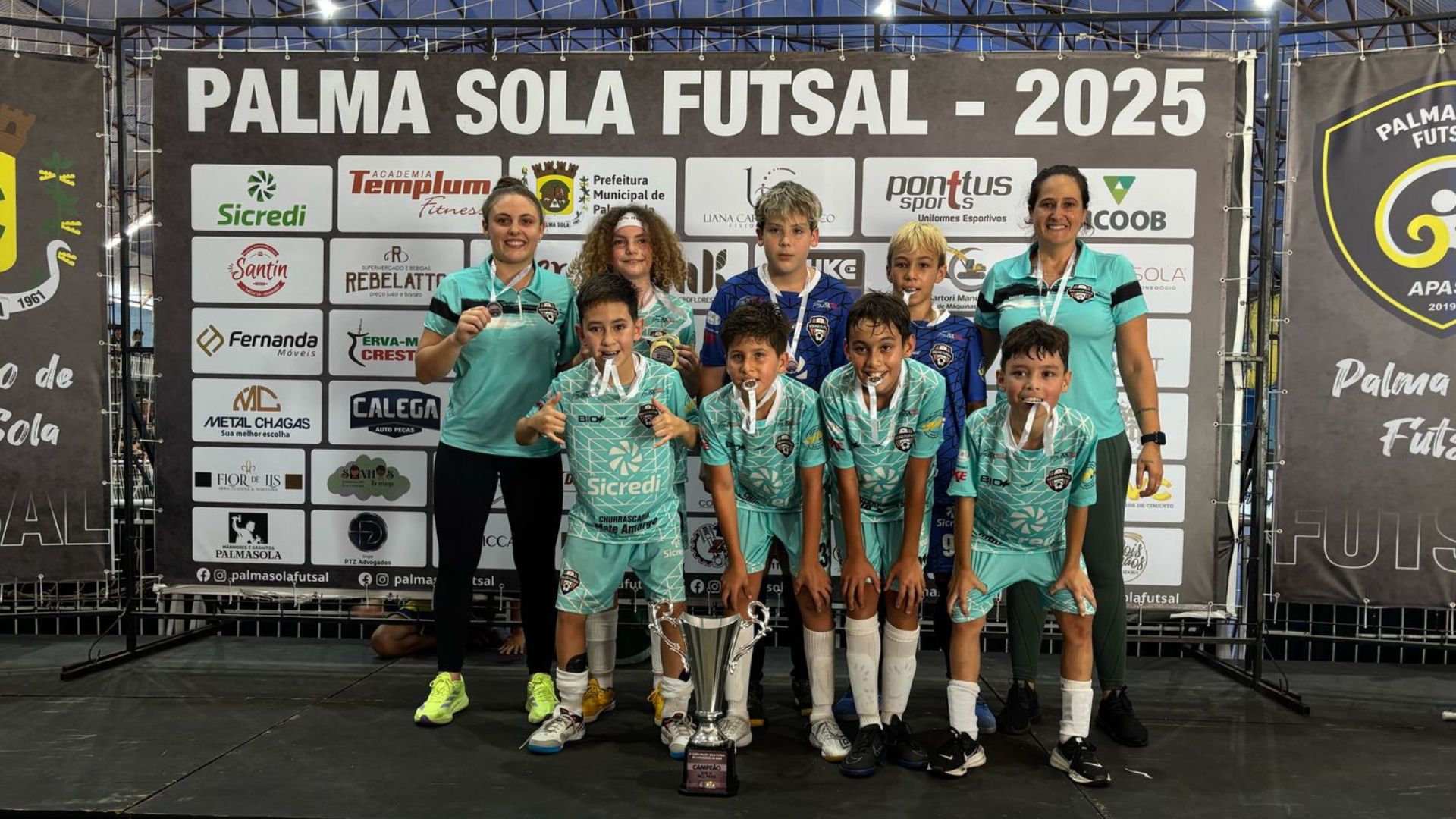 Squad Futsal Sub-12 conquista título da 3ª Copa Palma Sola Série Prata