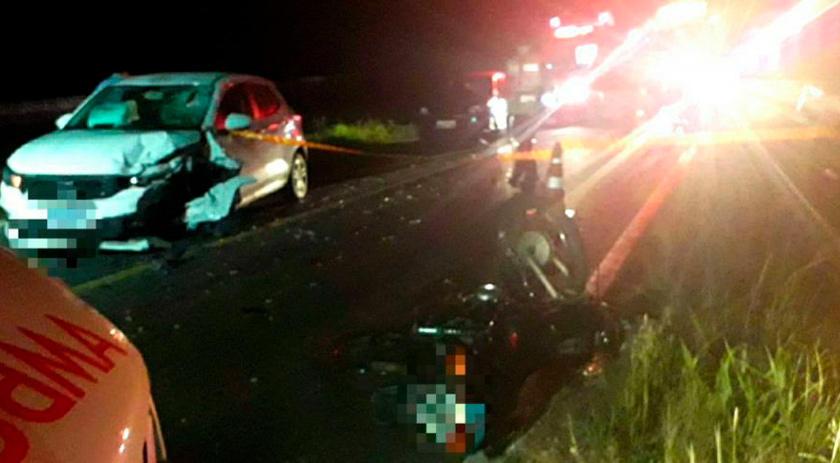 Homem morre após ser arremessado a mais de 15 metros em grave acidente em SC
