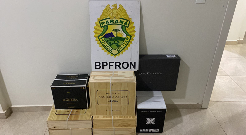 BPFRON apreende bebidas estrangeiras durante Operação Hórus