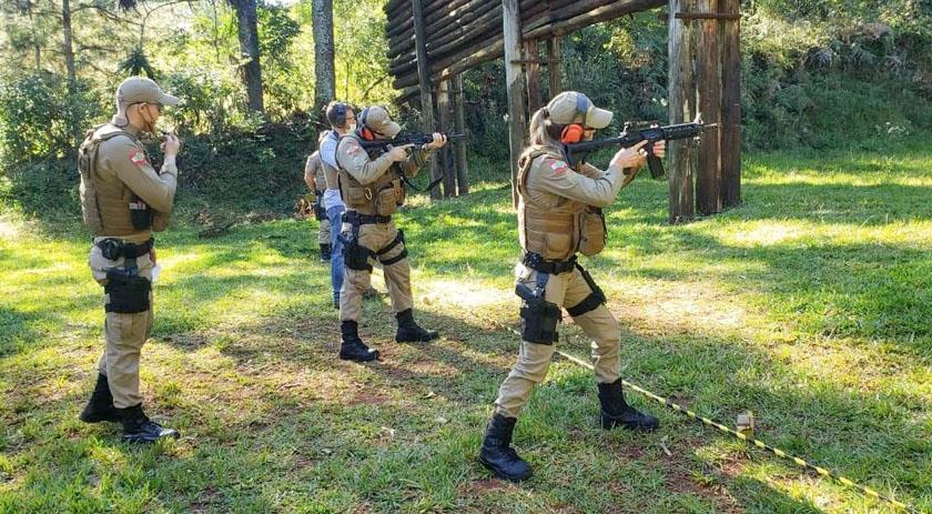 Policiais Militares são Habilitados para uso de arma longa na Fronteira