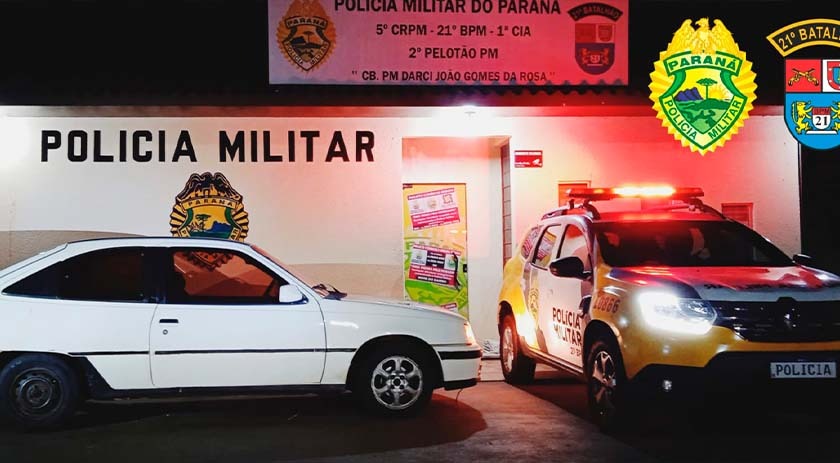 Homem é preso com carro furtado e atraso na pensão alimentícia