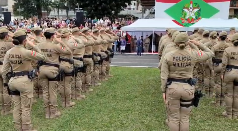 PMSC forma 948 soldados temporários para reforçar a segurança em Santa Catarina