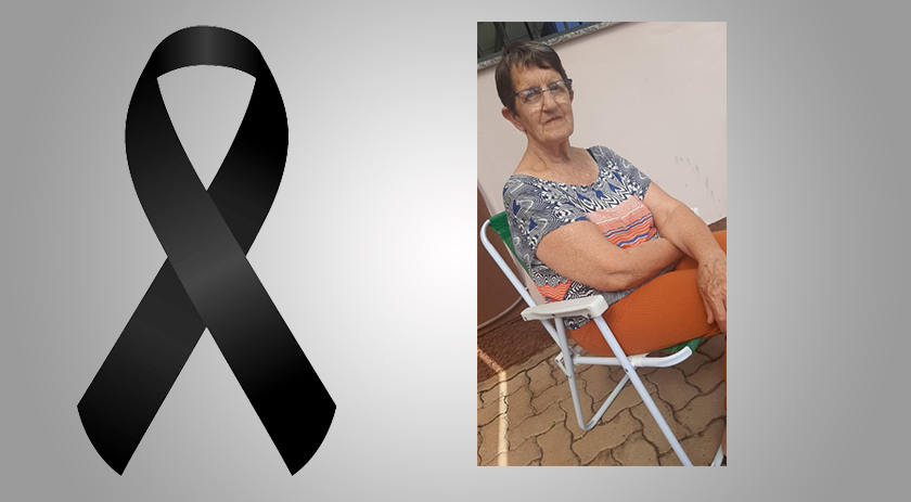 Comunicamos o falecimento Lourdes Terezinha Martinelli