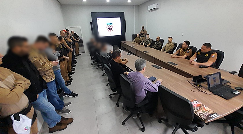 Forças de segurança realizam importante reunião na sede do 36° Batalhão de Polícia Militar