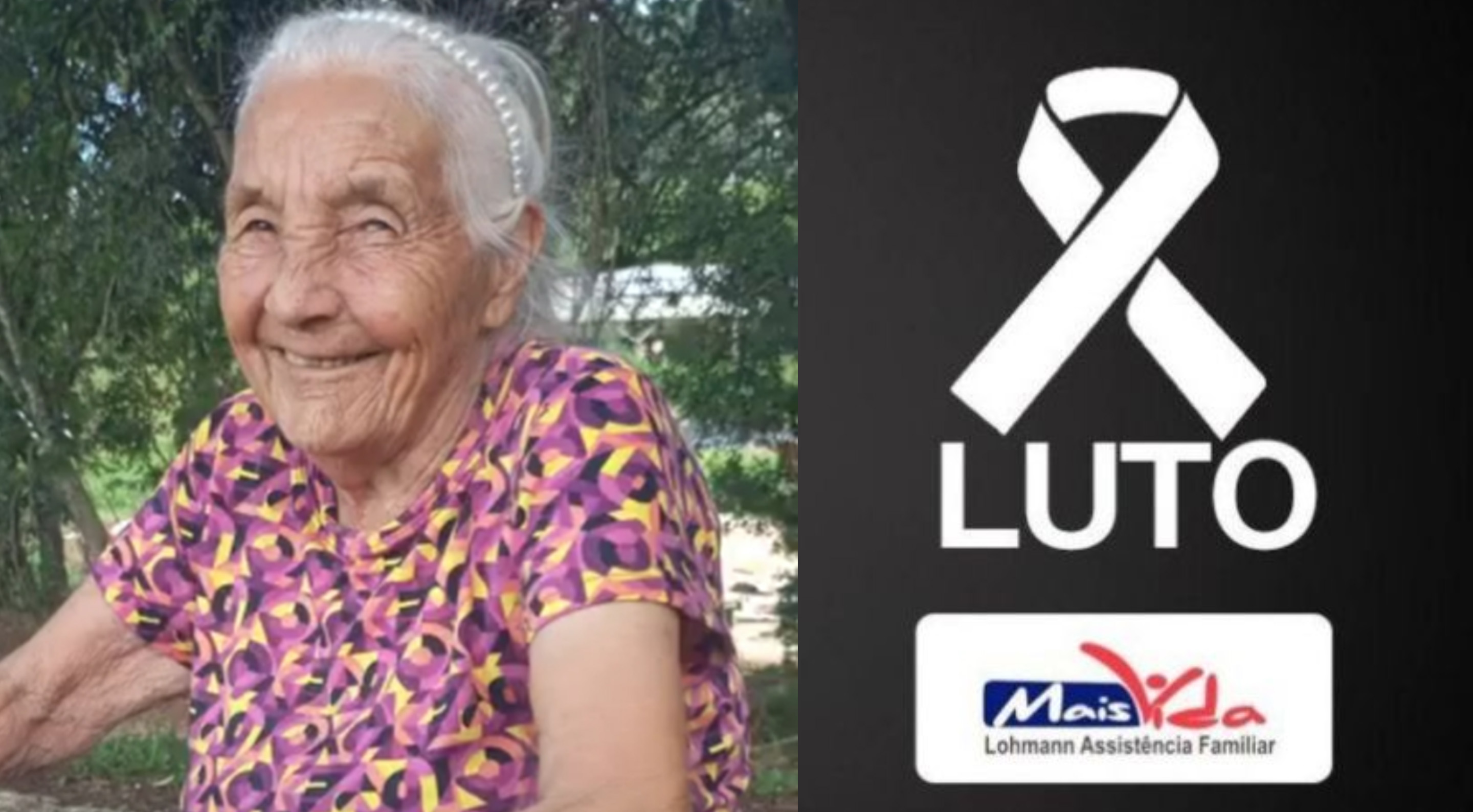 Comunicamos o falecimento de Anna Ferreira Dias aos 96 anos