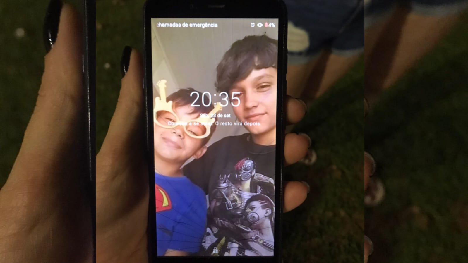 Celular é encontrado no lago municipal de Santo Antonio do Sudoeste