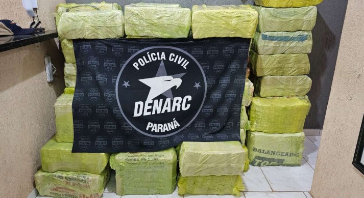 PCPR apreende quase uma tonelada de maconha
