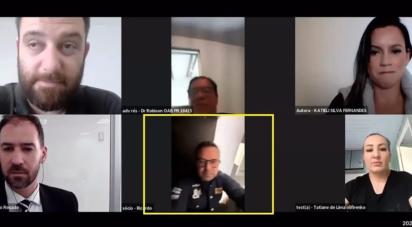Réu se esconde embaixo de mesa durante audiência virtual no PR, mas é descoberto por juiz