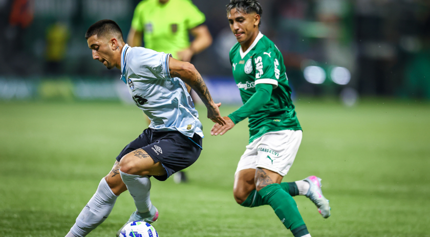 Grêmio perde para o Palmeiras e se aproxima da zona de rebaixamento