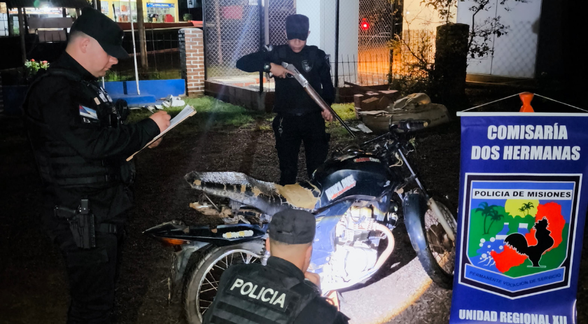 Motociclista tenta fugir de abordagem, sofre acidente e é preso com moto roubada no Brasil