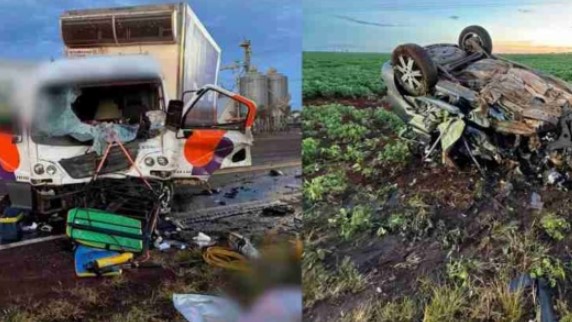 Seis pessoas da mesma família morrem em acidente de carro no Paraná