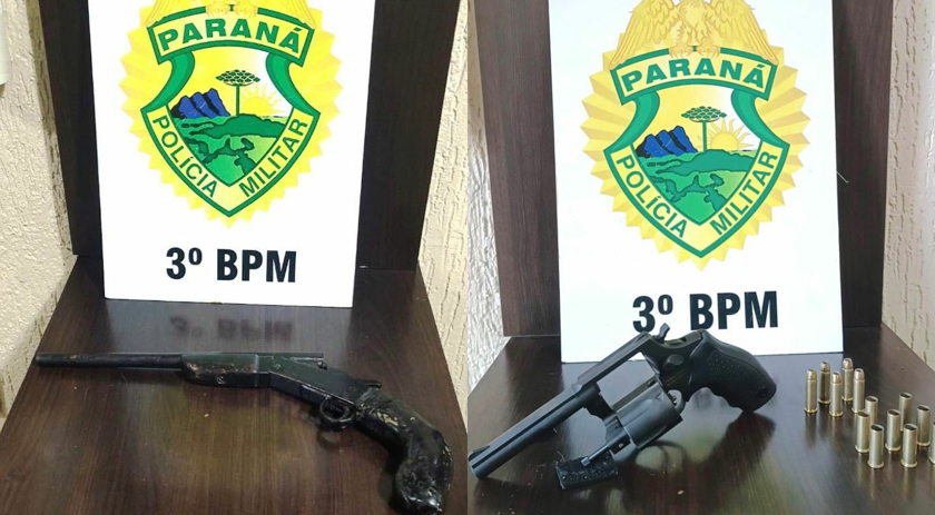 Polícia Militar apreende armas de fogo durante Operação Saturação