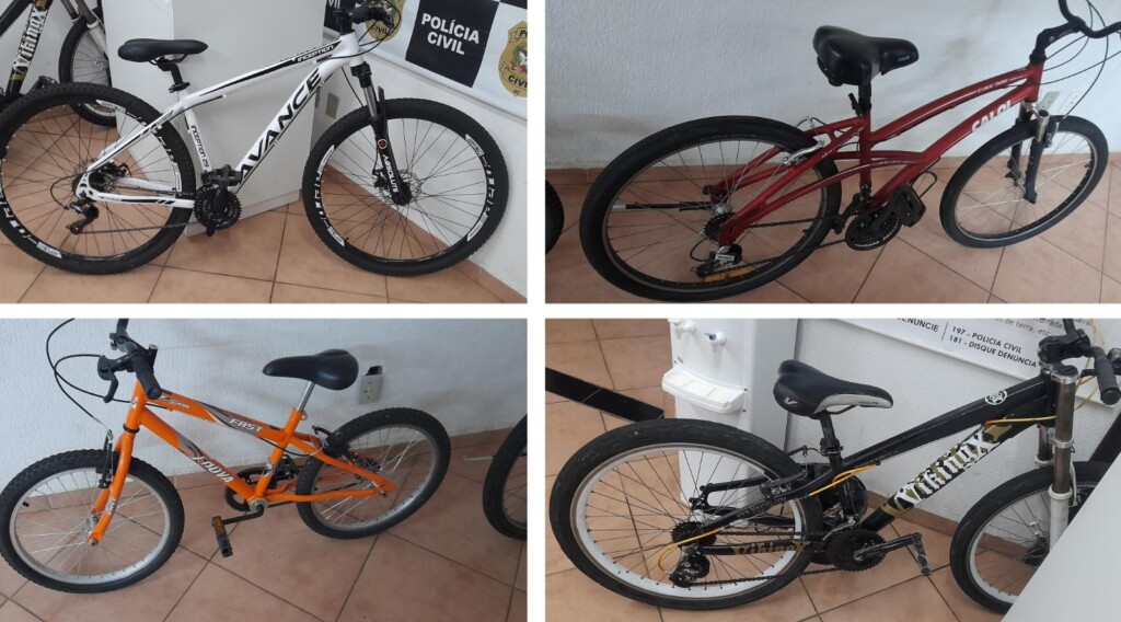 Crianças são conduzidas à delegacia por furto de bicicletas