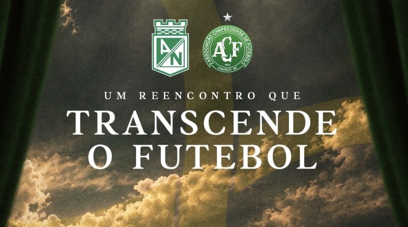 Chapecoense e Atlético Nacional se reencontram em Medellín dez anos após tragédia
