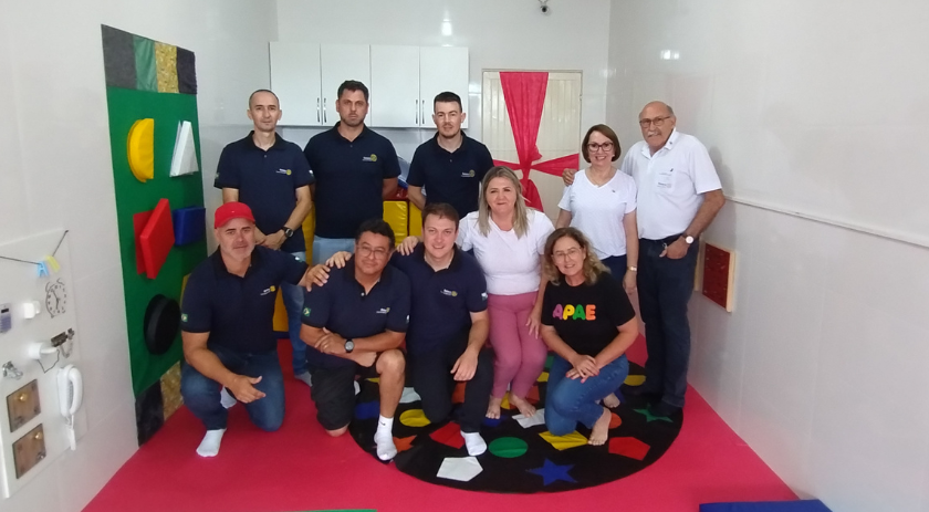 Sala Sensorial da APAE é inaugurada com a presença do governador do Rotary Club
