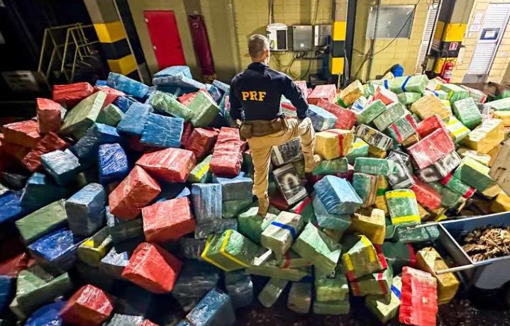 Apreensão de drogas nas estradas do Paraná chega a 284 toneladas em 2024, estabelecendo novo recorde