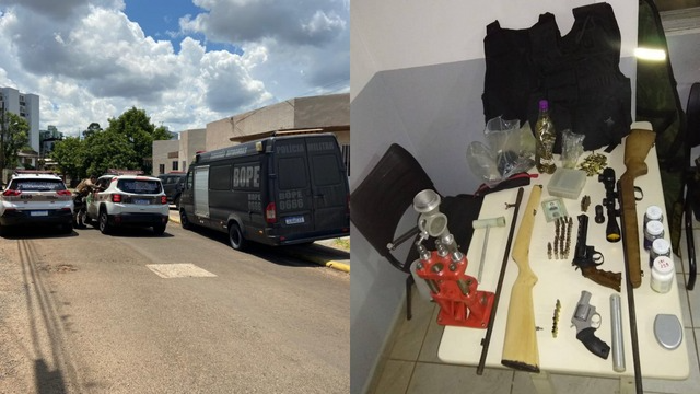 Filho atira no pai, e polícia encontra explosivos em apartamento