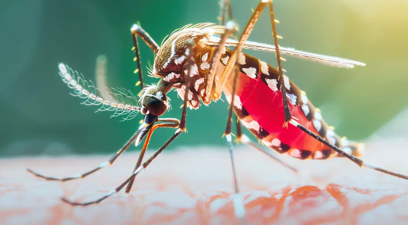 Boletim informativo sobre os casos de dengue