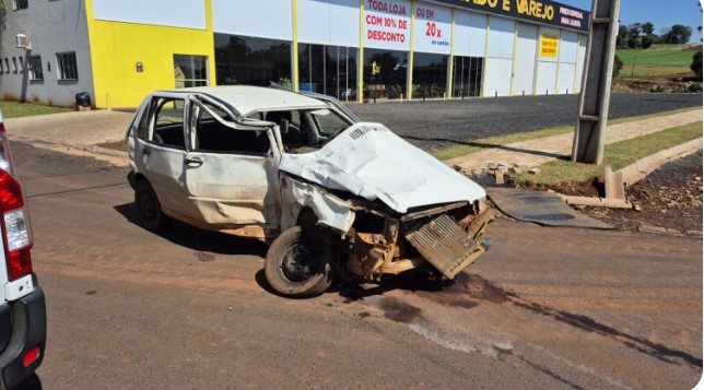 Homem é socorrido inconsciente após acidente na PRC-158