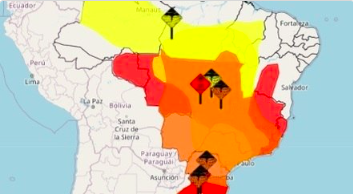Inmet alerta para chuvas fortes em 17 estados no fim de semana; ventos podem superar 100 km/h