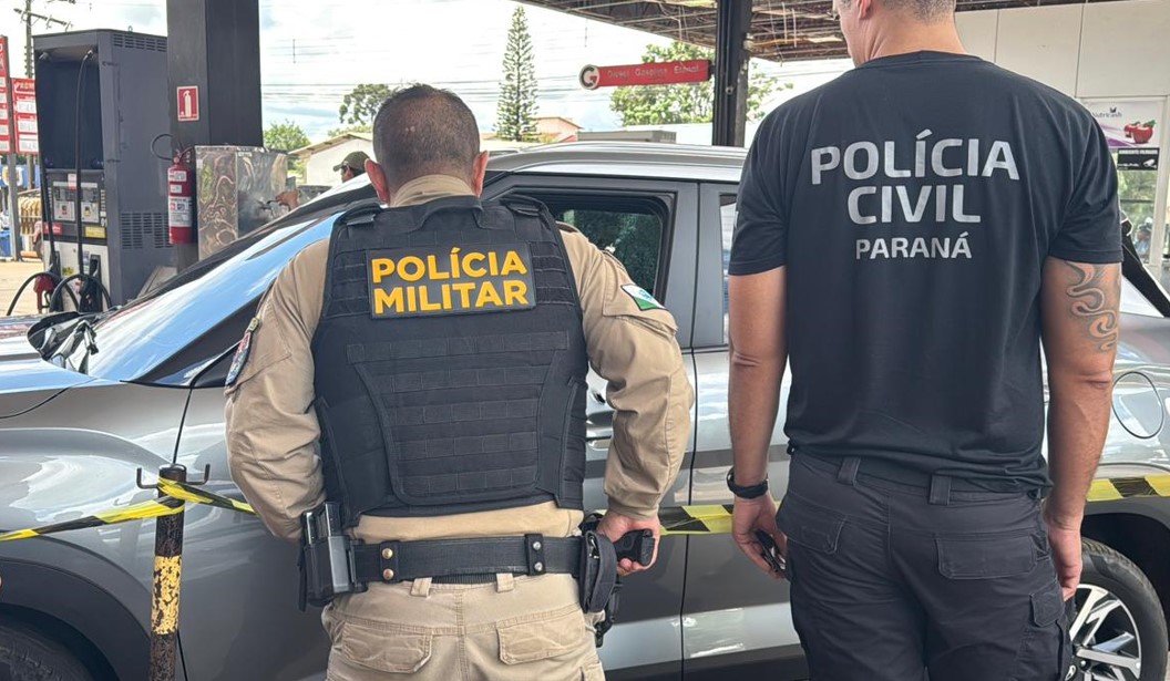 Homem é baleado dentro de veículo e pede socorro em posto de combustível