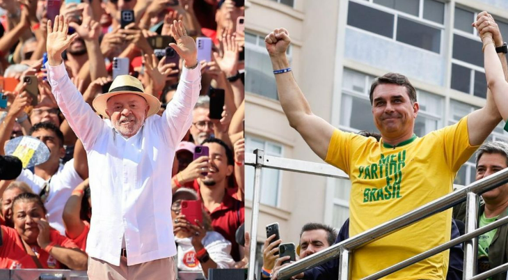 Campanha presidencial começa com atos de Lula, Flávio Bolsonaro e outros candidatos pelo país